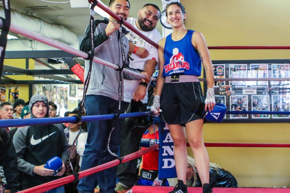 Coach Ian Cruz, Luis Rodriguez and Sara Koshfam