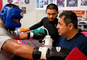 Sweet Science: Coach Ian Cruz and Jesse Huerta corners Moises Benitez at Dreamland Boxing