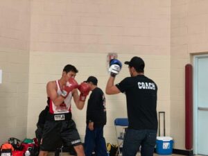 Coach Ian and Mark Salgado (Dreamland Boxing)