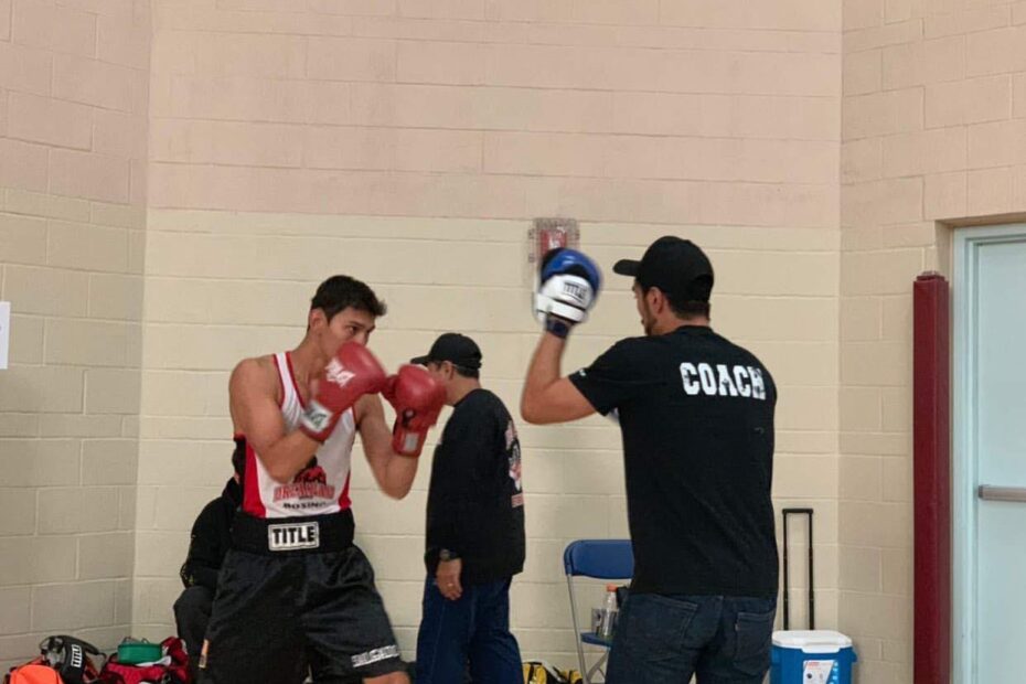 Coach Ian and Mark Salgado (Dreamland Boxing)