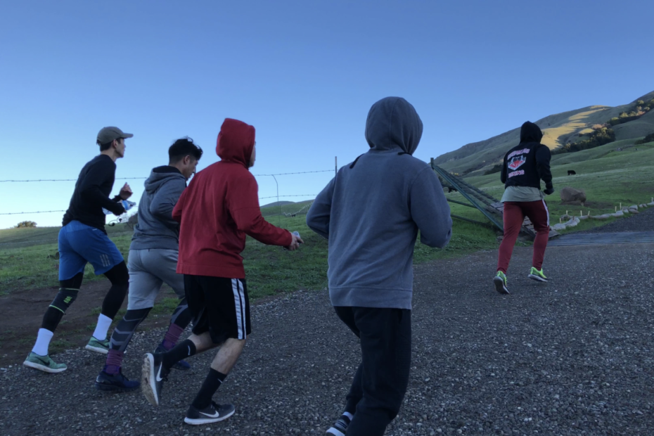 Conditioning for Boxing - Dreamland Boxing team running Mission Peak