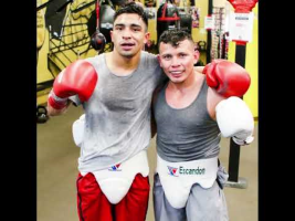 Eros Correa and Oscar Escandon at Dreamland Boxing in San Jose, CA