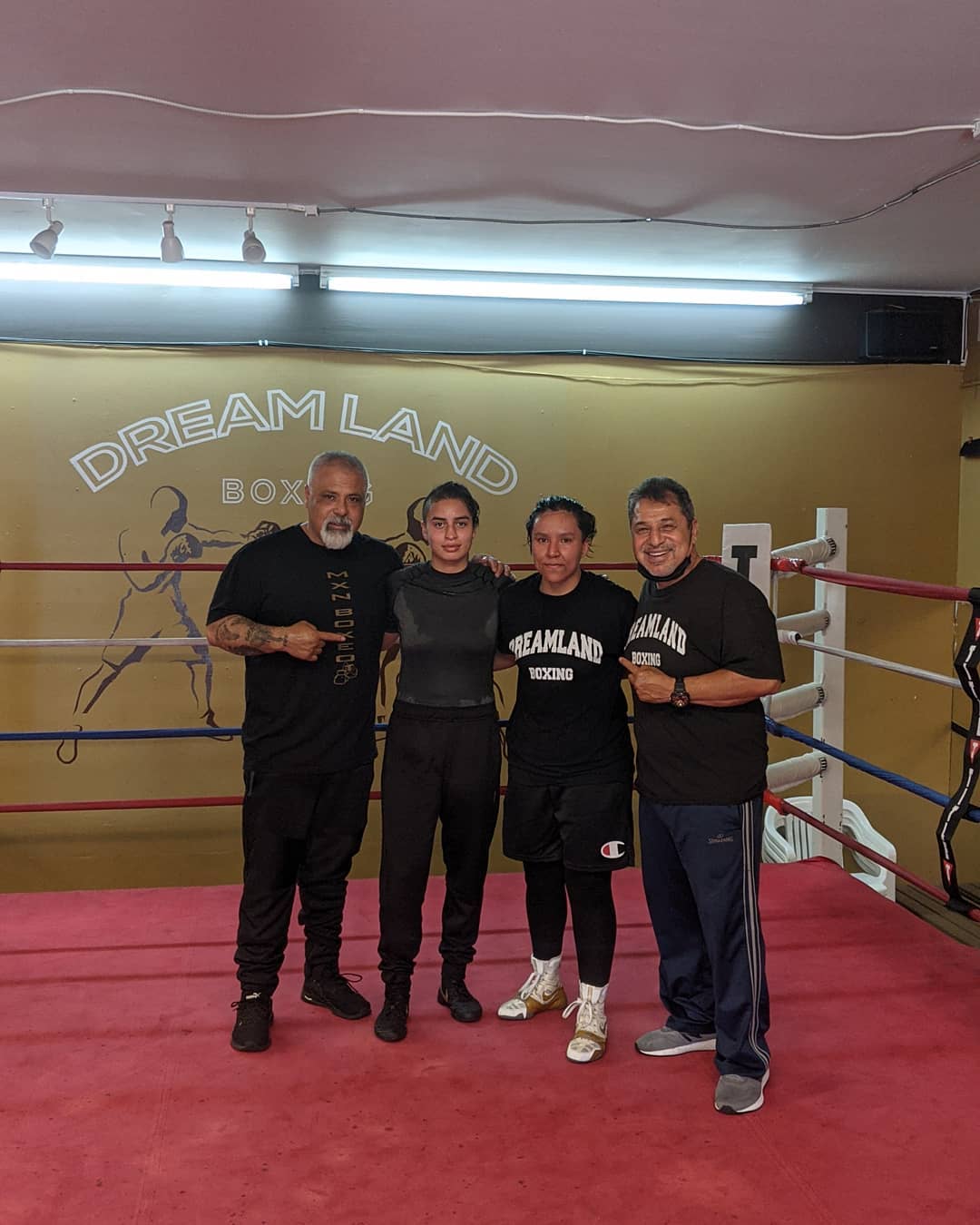 Lizette Lopez (MXN Boxing) and Sandra Magallon at Dreamland Boxing