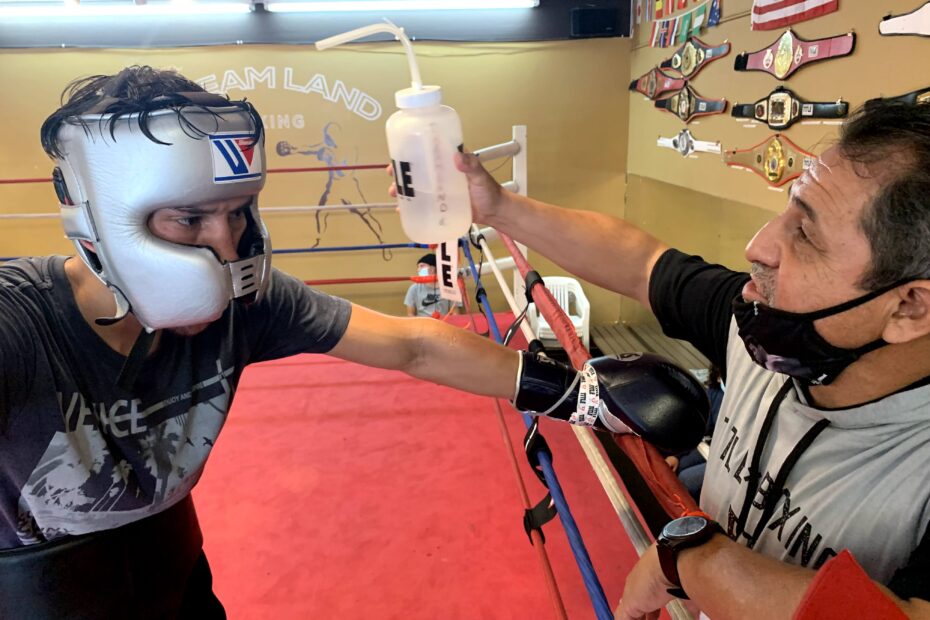 Mark Salgado and Jesse Huerta at Dreamland Boxing