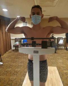 Mark Salgado (Dreamland Boxing) Weigh in