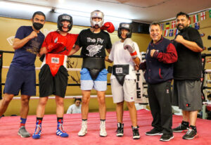 Coach Ian, Cozme, Mark Salgado, Leo, Jesse Huerta, and Luis Rodriguez