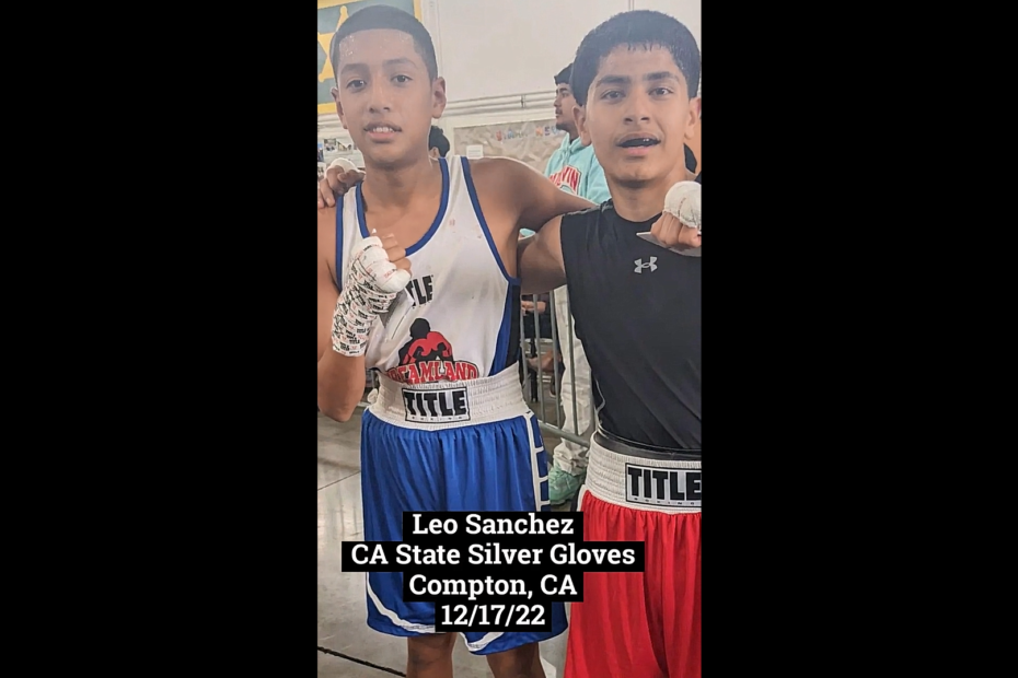 Leo will be fighting at the CA State Silver Gloves this weekend in Compton, CA